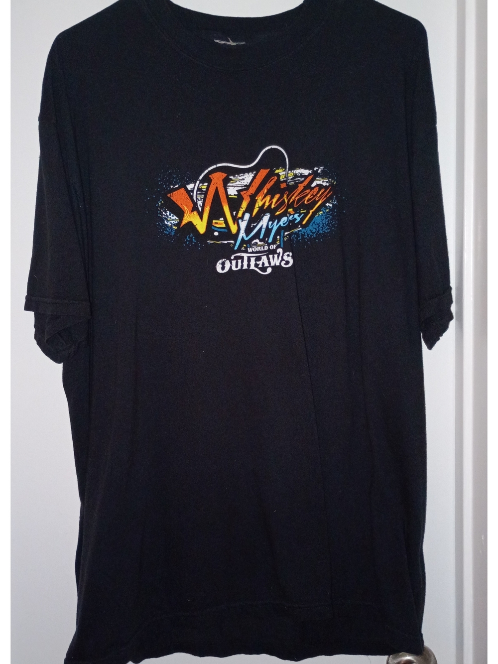 Whiskey Myers World of Outlaws Black Graphic T-Shirt